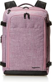 img 4 attached to 🎒 Versatile and Stylish AmazonBasics Carry Travel Backpack in Salmon Shade