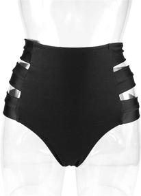 img 3 attached to COCOSHIP Straps Bikini Scrunch Swimwear Women's Clothing in Swimsuits & Cover Ups