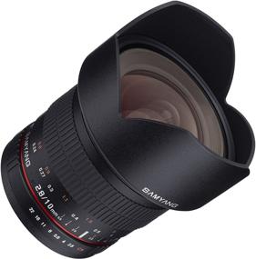 img 1 attached to 📷 Samyang SY10MAF-N: Black 10mm F2.8 ED AS NCS CS Lens for Nikon DSLRs with AE Chip - Ultra Wide Angle Lens with Auto Metering Capabilities