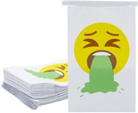 img 4 attached to 🤢 Emojivom™ Barf Bags for Motion Sickness and Vomiting (50 Pack)