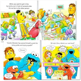 img 3 attached to 📚 Набор из 8 книг Sesame Street Elmo Manners для детей и младенцев