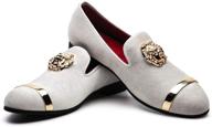 meijiana classic loafers: elegant leather wedding men's shoes in loafers & slip-ons logo