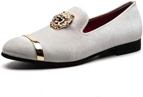 img 3 attached to MEIJIANA Classic Loafers: Elegant Leather Wedding Men's Shoes in Loafers & Slip-Ons