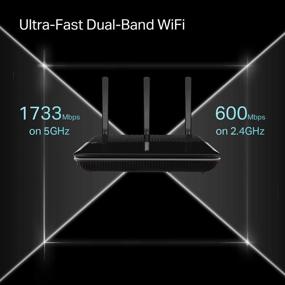 img 3 attached to 🔁 Renewed TP-Link Archer A10 - AC2600 Smart WiFi Router with MU-MIMO, Gigabit Wireless Router, Full Gigabit Ethernet Ports, Beamforming, Long Range Coverage, VPN Server, Compatible with Alexa