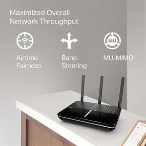 img 2 attached to 🔁 Renewed TP-Link Archer A10 - AC2600 Smart WiFi Router with MU-MIMO, Gigabit Wireless Router, Full Gigabit Ethernet Ports, Beamforming, Long Range Coverage, VPN Server, Compatible with Alexa