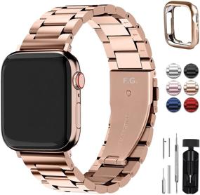 img 4 attached to Совместимый с Fullmosa ремешок для Apple Watch 38 мм 40 мм 41 мм 42 мм 44 мм 45 мм