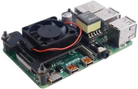 img 3 attached to 🔌 GeeekPi Raspberry Pi 4 PoE HAT with Cooling Fan - Supports IEEE 802.3af or 802.3at PoE Standard for Raspberry Pi 4 Model B / 3B+ 3B Plus