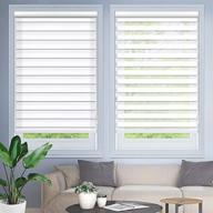 🪟 milin window blinds zebra dual sheer shades – custom cut to size, light filtering roller shades for home light control and privacy logo