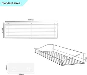 img 2 attached to Powerful Adhesive Organizer Drilling Stainless