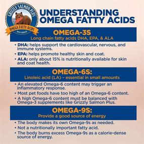 img 3 attached to 🐟 Grizzly Salmon Plus Omega Fatty Acids Supplement for Dogs and Cats (Various Sizes) - Wild-Sourced Salmon Oil for Dogs, Omega 3 6 9