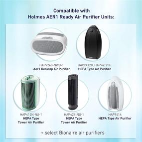 img 2 attached to Holmes Air Purifier Filter, 2 Count HAPF300AHD-U4R-2 - Enhanced for SEO