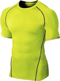 img 4 attached to 🏃 Advanced Performance: Defender Men's Cool Dry Compression Baselayer for Quick Dry Running