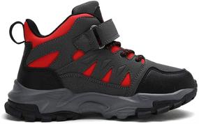 img 3 attached to 👣 Kulebear Hiking Outdoor Waterproof Greyblue Boys' Shoes: Essential Gear for Outdoor Adventures