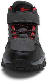 img 1 attached to 👣 Kulebear Hiking Outdoor Waterproof Greyblue Boys' Shoes: Essential Gear for Outdoor Adventures