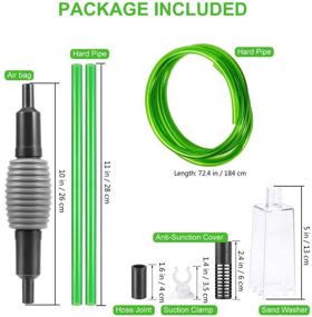 img 2 attached to Boxtech Aquarium Water Changer Pump - Fish Tank Water Change, Siphon Vacuum and Sand Cleaner for Effective Aquarium Water Filter