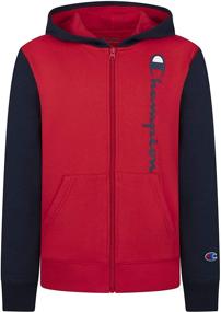 img 4 attached to Champion Fleece Sweatshirt Clothes Scarlet