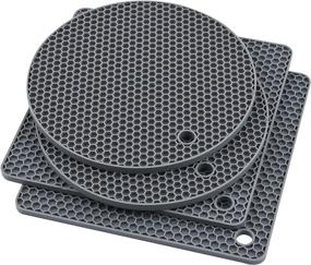 img 4 attached to 🍳 Smithcraft Silicone Pads: Perfect Trivets for Your Kitchen