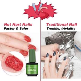 img 1 attached to 💚 Green 2 Pack Magic Nail Polish Remover: Quick, Easy, and Professional Gel, Acrylic, and Shellac Nail Removal, No Foil or Wraps Needed, Gentle on Nails