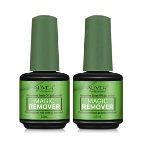 img 4 attached to 💚 Green 2 Pack Magic Nail Polish Remover: Quick, Easy, and Professional Gel, Acrylic, and Shellac Nail Removal, No Foil or Wraps Needed, Gentle on Nails