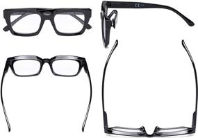 img 3 attached to BFOCO Reading Glasses Oversized Readers Vision Care