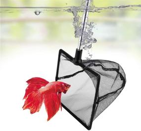 img 4 attached to 🐠 DaToo Fish Net for Betta Fish Tank - Nano Nylon Net with Extendable Handle, 1 Year Warranty