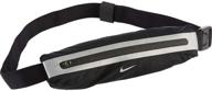 streamlined nike running waist pack for easy on-the-go storage logo