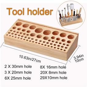 img 2 attached to 🔨 Complete Leather Craft Kit: Jupean 458 Pieces with Tools, Instruction, Stamps, Punches - Perfect for Leather Working