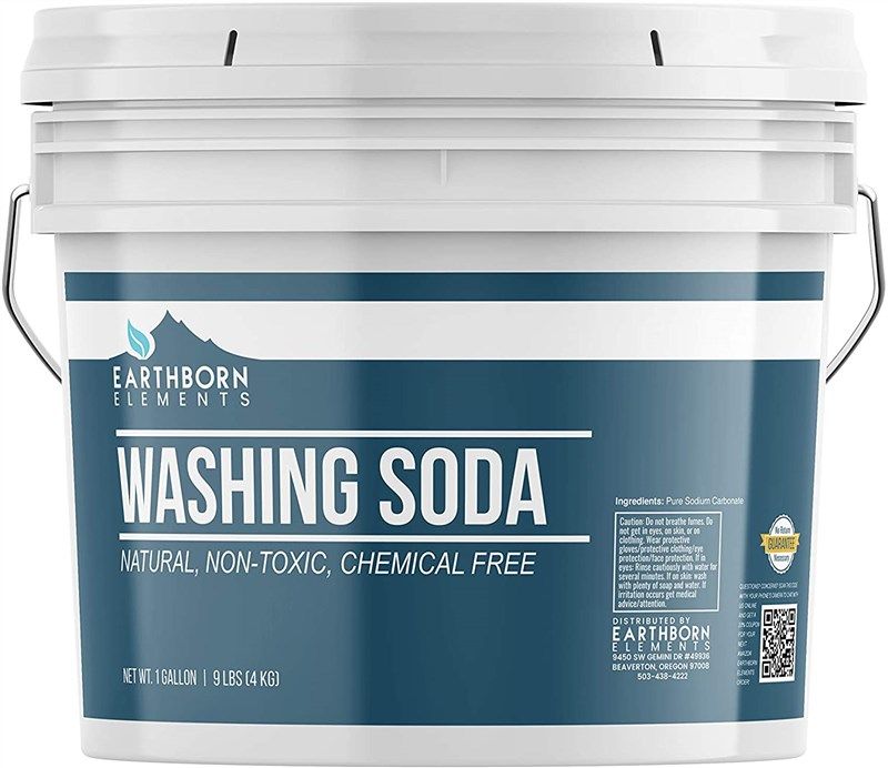 Earthborn Elements Washing Soda (5 Gallon), Soda Ash, Sodium Carbonate, Laundry Booster, Non-Toxic, Hypoallergenic
