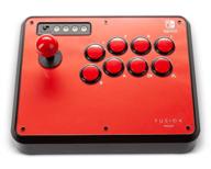 powera fusion wireless arcade stick for nintendo switch lite, fight stick, gamepad, game controller - bluetooth controller with aa batteries - nintendo switch логотип
