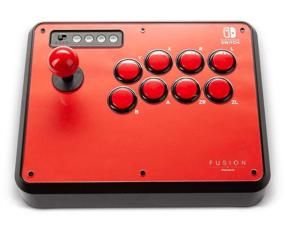 img 4 attached to PowerA Fusion Wireless Arcade Stick for Nintendo Switch Lite, Fight Stick, Gamepad, Game Controller - Bluetooth Controller with AA Batteries - Nintendo Switch