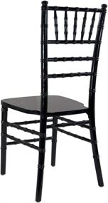 img 3 attached to Stylish Black Wood Chiavari Chair: Experience the Advantage