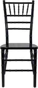 img 1 attached to Stylish Black Wood Chiavari Chair: Experience the Advantage