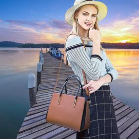 img 3 attached to 👜 Stylish Leather Women's Crossbody Handbags & Wallets: Versatile Shoulder Bags for Ladies