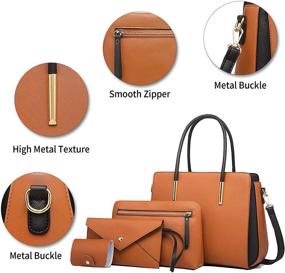 img 1 attached to 👜 Stylish Leather Women's Crossbody Handbags & Wallets: Versatile Shoulder Bags for Ladies