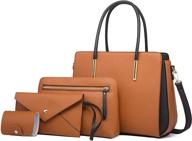 👜 stylish leather women's crossbody handbags & wallets: versatile shoulder bags for ladies logo
