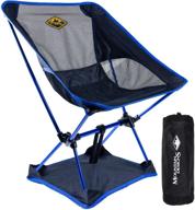 🏕️ mountain designs camp chair: ultralight, durable & portable for travellers - supports 270lbs - quick setup folding chair for camping & outdoor adventures логотип