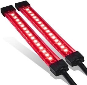 img 4 attached to 🏍️ Enhance Motorcycle Safety with 2pc 5" Red LED Turn Signal & Brake Tail Light Strip Kit – IP68 Waterproof, Single Row Design, 50% Running Light, 100% Brake/Turn Signals – Perfect for Motorcycle Trailer ATV