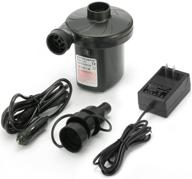 🔌 120v ac portable electric air pump for inflatables - quick-fill design with three nozzles logo