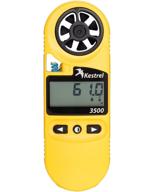 🌤️ kestrel 3500 pocket weather meter: digital psychrometer altimeter anemometer in vibrant yellow логотип