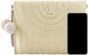 img 1 attached to 👜 CHIC DIARY Bohemian Handwoven Crossbody Ladies Handbags & Wallets