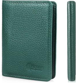 img 4 attached to 🔒 Advanced Krone Kalpasmos RFID Blocking Wallet with Multi-Slots and Minimalist Design for Men's Accessories, Card Cases & Money Organizers