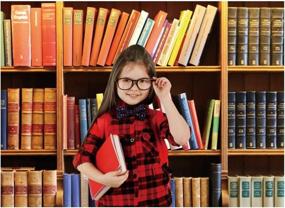 img 3 attached to 📚 Capture the Essence of Knowledge: Allenjoy 7x5ft Vintage Bookshelf Backdrop – Perfect for School, Library, and Graduation Photography Sessions