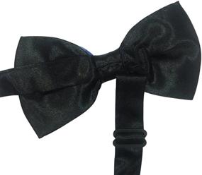 img 1 attached to Fashion Tuxedo Pre Tied Adjustable Bowtie Men's Accessories for Ties, Cummerbunds & Pocket Squares