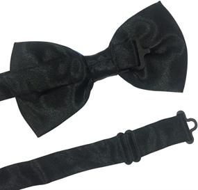 img 2 attached to Fashion Tuxedo Pre Tied Adjustable Bowtie Men's Accessories for Ties, Cummerbunds & Pocket Squares