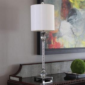 img 4 attached to 💡 Stylish Décor Therapy TL17313 Table Lamp: Chrome & Clear Acrylic Design