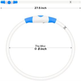 img 3 attached to Enhanced Visibility: iTayga LED Dog Collar with USB Rechargeable Lights for Large, Medium, and Small Dogs
