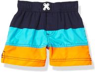 🩳 ixtreme boys orange printed trunks for kids - swimwear clothing logo
