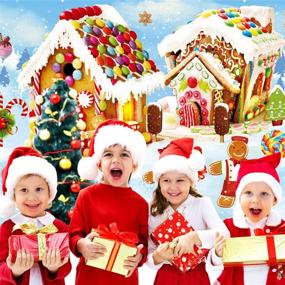 img 1 attached to Transform Your Space with Festive Christmas Supplies: Giant Gingerbread Backdrop for Holiday Wall Decorations, Party Photo Booth Props, and Winter Wonderland Atmosphere Преобразите свое пространство с праздничными рождественскими принадлежностями: Гигантская панель к праздничному украшению стены, атрибуты для фотобудки и атмосфера зимней сказки.