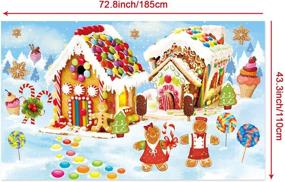 img 3 attached to Transform Your Space with Festive Christmas Supplies: Giant Gingerbread Backdrop for Holiday Wall Decorations, Party Photo Booth Props, and Winter Wonderland Atmosphere Преобразите свое пространство с праздничными рождественскими принадлежностями: Гигантская панель к праздничному украшению стены, атрибуты для фотобудки и атмосфера зимней сказки.