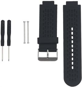 img 4 attached to 🏌️ Premium Silicone Wristband Replacement for Garmin Approach S2/S4 GPS Golf Watch